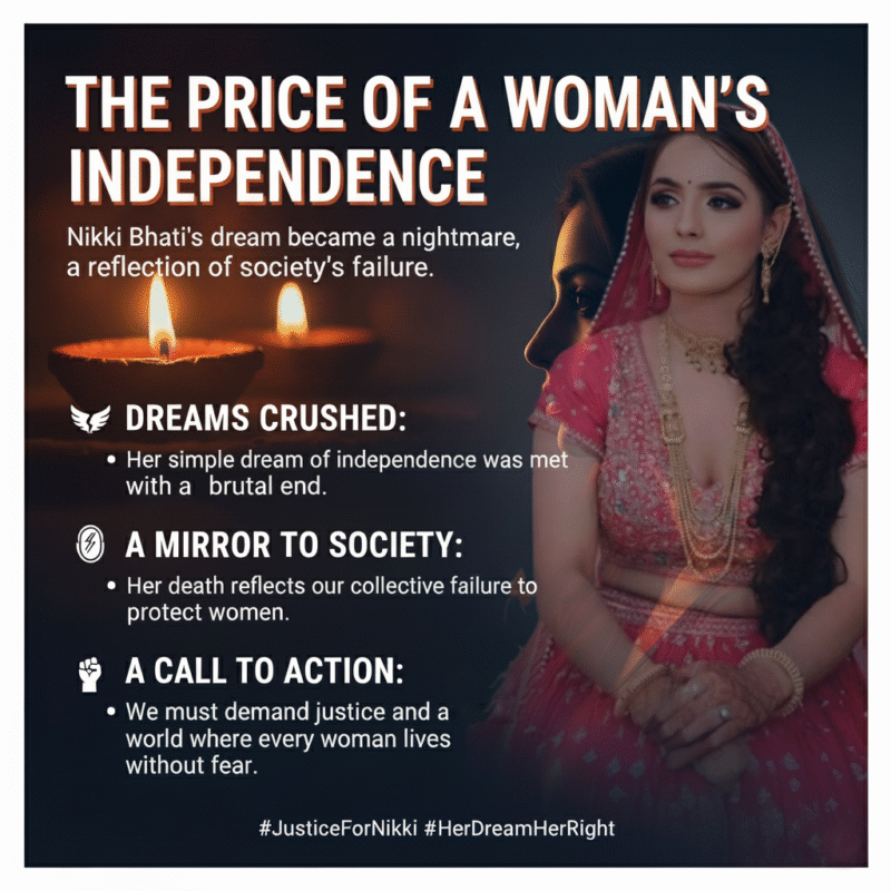 Nikki Bhati Death Case: The Price of a Woman’s Independence