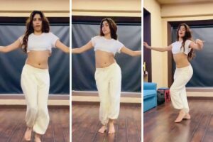Read more about the article Jahnvi Kapoor Flaunts Her Post Lockdown Fitness Body In a Dance Video