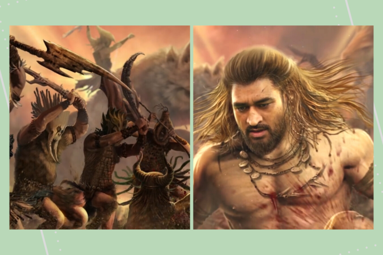 MS Dhoni first look in Atharva teaser