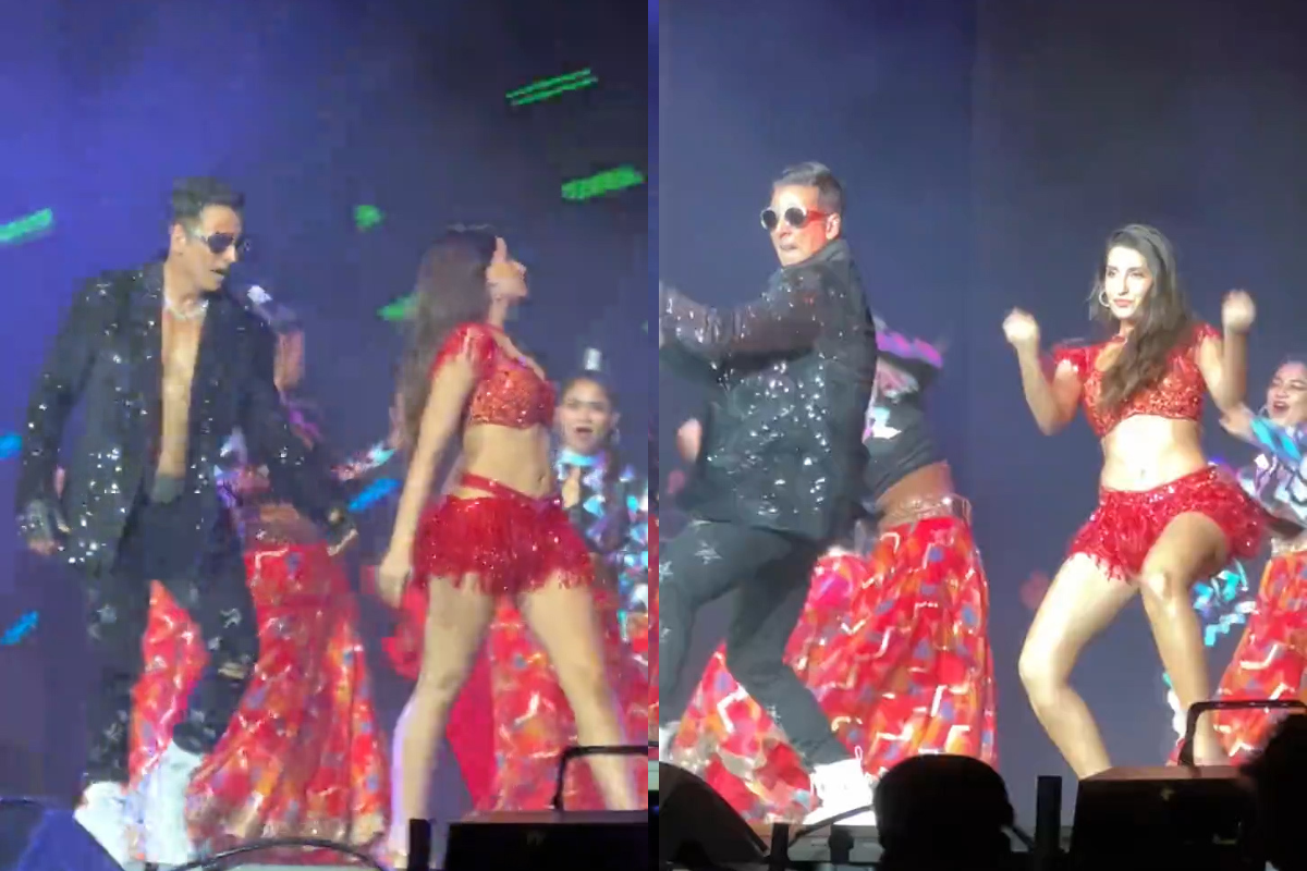 You are currently viewing Akshay Kumar and Nora Fatehi set the stage on fire with their Stunning performance at Housefull Atlanta Show