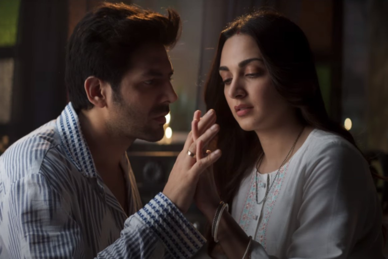 Kiara Advani and Kartik Aaryan in their new film SatyaPrem Ki Katha