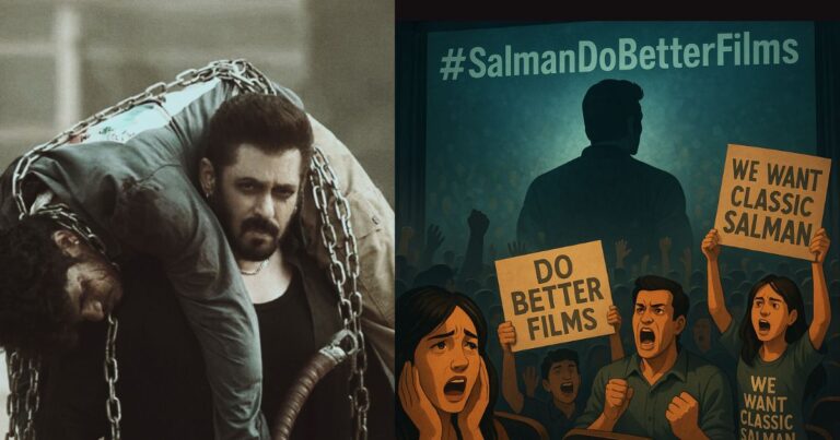 Salman Khan in Sikandar with social media trend #SalmanDoBetterFilms.