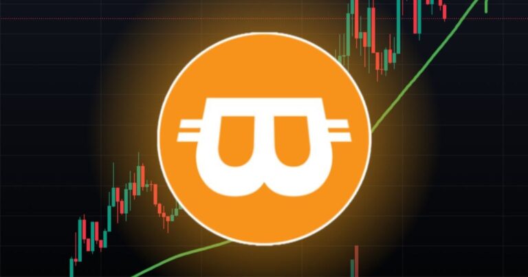 Buttcoin logo with a rising crypto market chart, symbolizing its growing popularity.