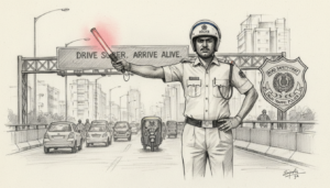 Read more about the article Delhi Traffic Police Act on Dangerous Bhalaswa Flyover Incident