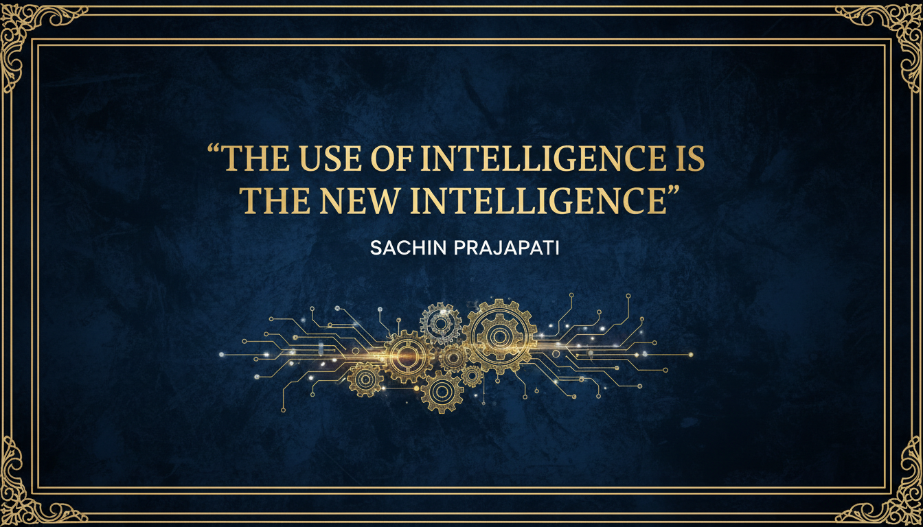 A conceptual digital pipeline connecting a human silhouette to a glowing AI neural network