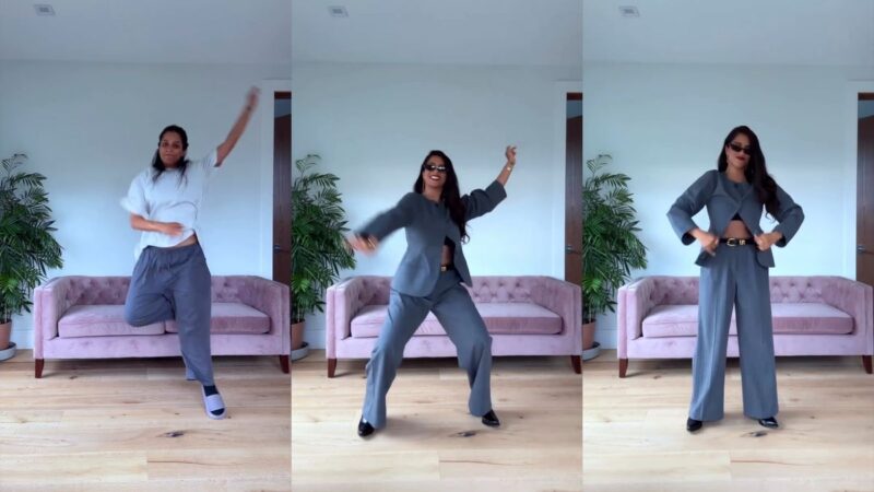 Lilly Singh Bhangra Dance Insta post screenshots